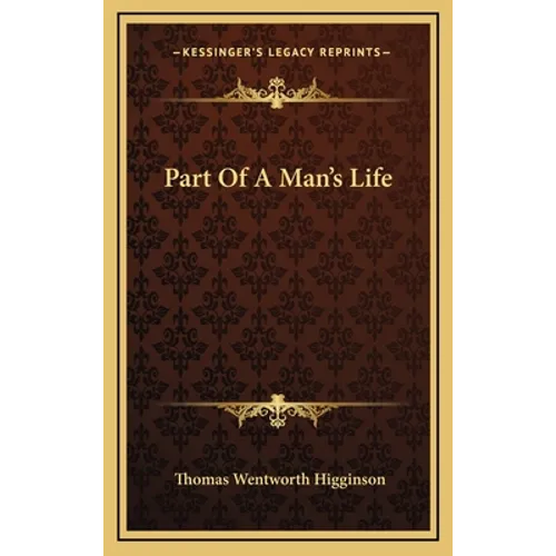 Part Of A Man's Life - Hardcover