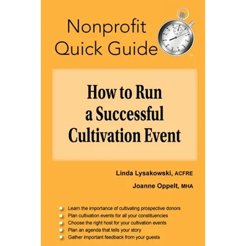 How to Run a Successful Cultivation Event - Paperback