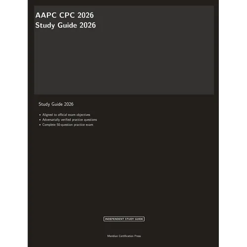 AAPC CPC 2026 Study Guide - Paperback
