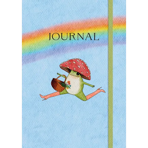 The Little Frog Journal: A Beautiful 160-Page Lined Journal Featuring the Internet's Beloved Mushroom Frog, from the Artist Maybell Eequay - Paperback