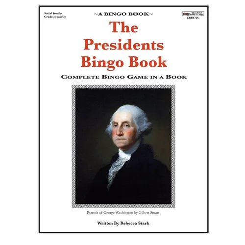 The Presidents Bingo Book: Complete Bingo Game In A Book - Paperback