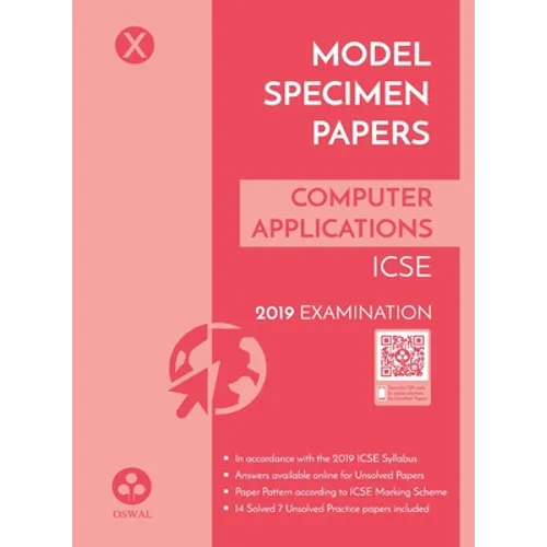 Model Specimen Papers for Computer Applications - Paperback