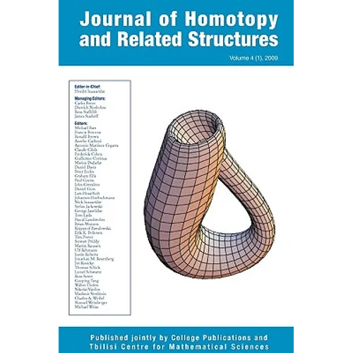 Journal of Homotopy and Related Structures 4(1) - Paperback
