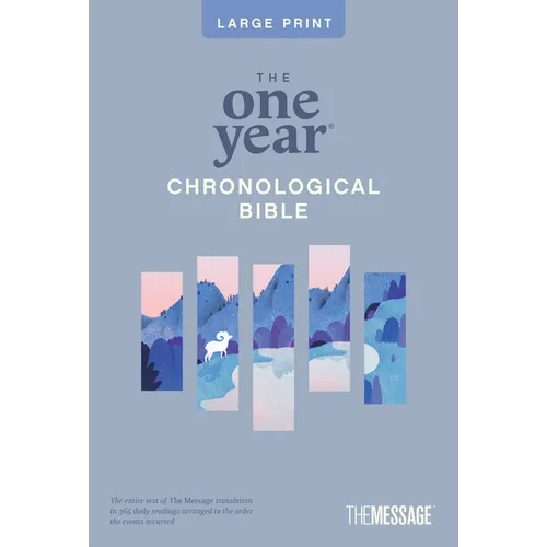 The One Year Chronological Bible the Message, Large Print Thinline Edition (Softcover)