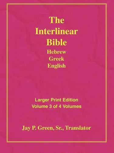 Larger Print Bible-Il-Volume 3 - Paperback