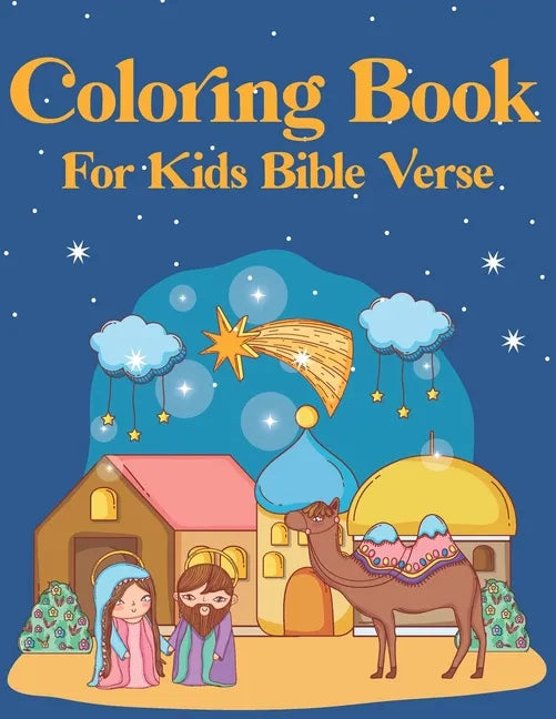 Coloring Book for kids Bible Verse: Christian Coloring Book for Children with Inspiring Bible Verse (volume 4) - Paperback