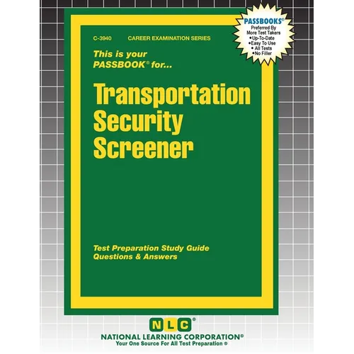 Transportation Security Screener - Paperback