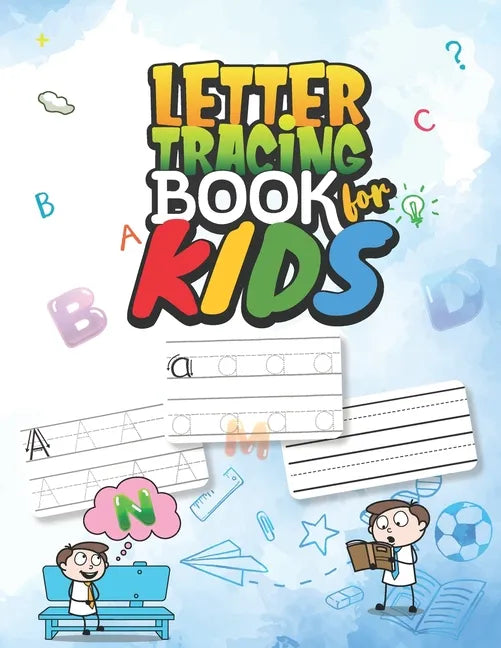 Letter Tracing Book for Kids: Vol - 12. Ages 3-5. Both Uppercase and Lowercase Letters. 8.5x11 inch - 100 Pages. Alphabet Tracing Books for Preschoo - Paperback