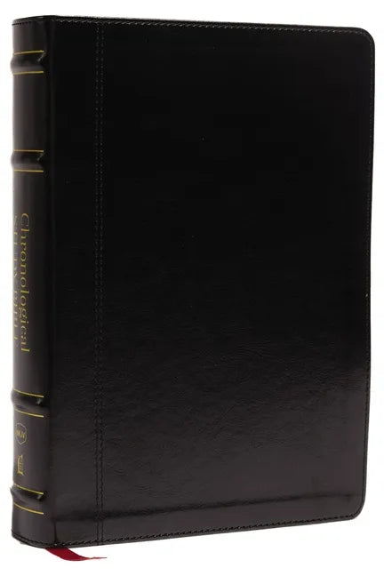 Nkjv, Chronological Study Bible, Leathersoft, Black, Comfort Print: Holy Bible, New King James Version - Imitation Leather