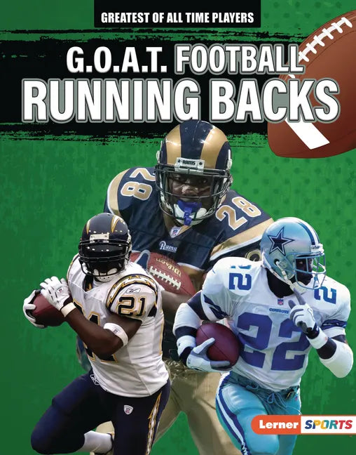 G.O.A.T. Football Running Backs - Library Binding