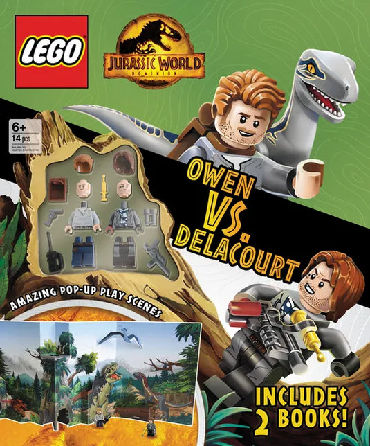Lego(r) Jurassic World(tm) Owen vs. Delacourt - Hardcover