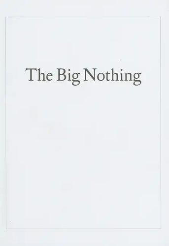 The Big Nothing - Paperback