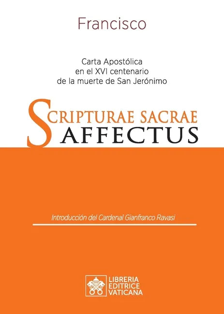 Scripturae Sacrae affectus: Carta Apostólica en el XVI centenario de la muerte de san Jerónimo - Paperback