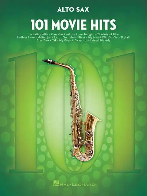 101 Movie Hits for Alto Sax - Paperback
