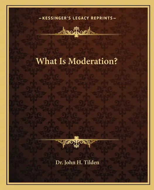 What Is Moderation? - Paperback