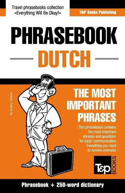 English-Dutch phrasebook and 250-word mini dictionary - Paperback
