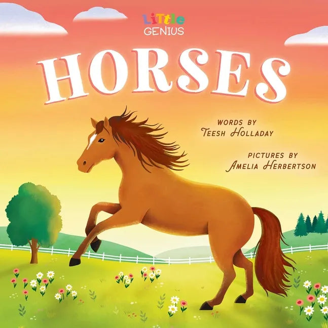 Little Genius Horses - Board Book