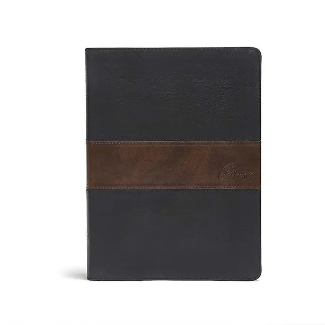 CSB Spurgeon Study Bible, Black/Brown Leathertouch(r) - Imitation Leather
