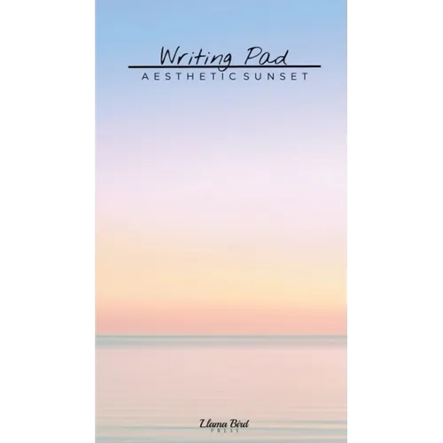 Aesthetic Sunset Writing Pad: Cute Stationery Notes Memo Book for Home Office School Desk - Paperback