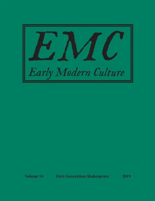 Early Modern Culture:: Vol. 14 - Paperback