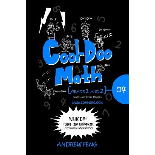 Cool-Doo Math - Grade 1&2 - Vol.04 - Black & White Version - Paperback