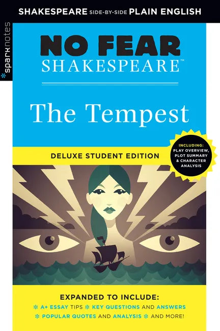 The Tempest: No Fear Shakespeare Deluxe Student Editions - Shakespeare Side-By-Side Plain English - Paperback