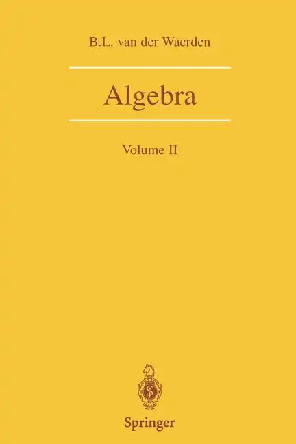 Algebra: Volume II - Paperback