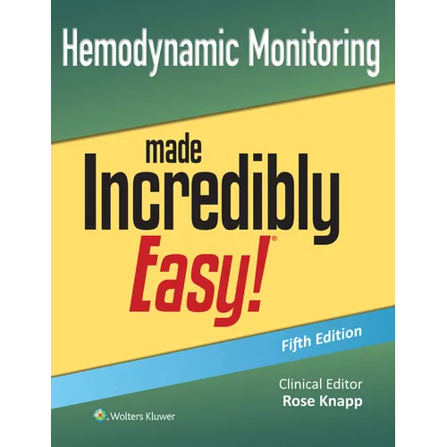 Hemodynamic Monitoring Made Incredibly Easy! - Paperback