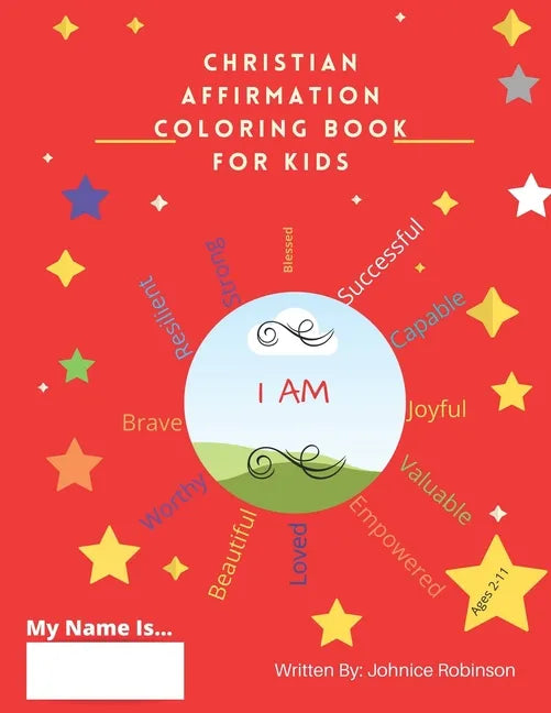 Christian Affirmation Coloring Books for Kids - Paperback