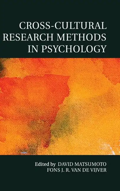 Cross-Cultural Research Methods in Psychology - Hardcover