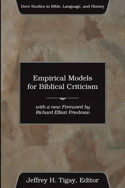 Empirical Models for Biblical Criticism - Paperback