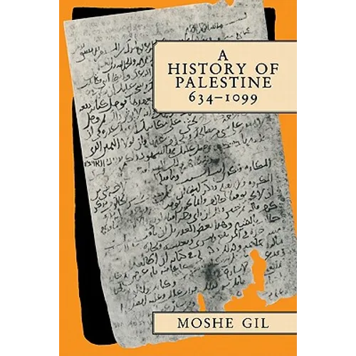 A History of Palestine, 634-1099 - Paperback