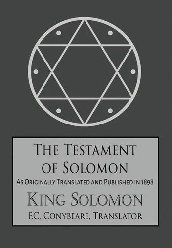 The Testament of Solomon - Hardcover