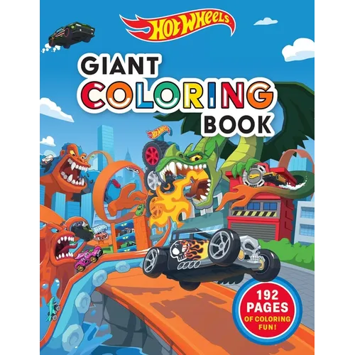 Hot Wheels: Giant Coloring Book - Paperback