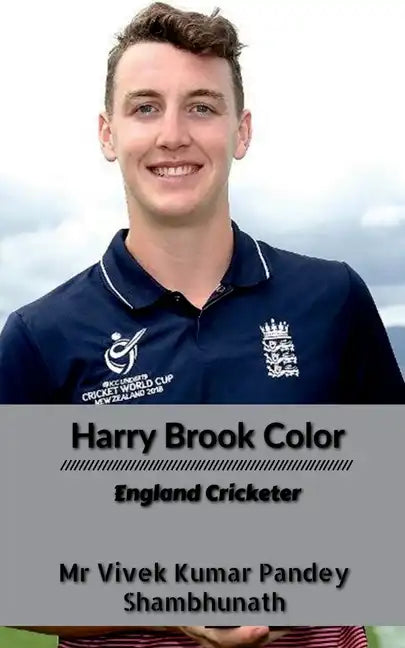 Harry Brook Color: England Cricketer - Paperback