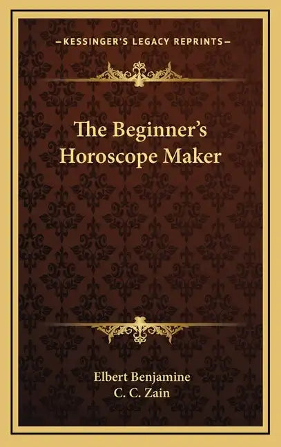 The Beginner's Horoscope Maker - Hardcover