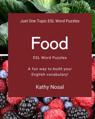 Food ESL Word Puzzles - Paperback