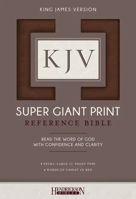KJV Super Giant Print Bible - Imitation Leather