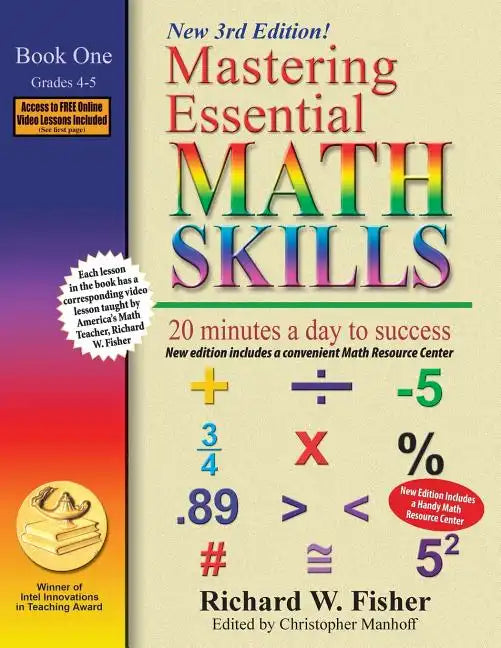Mastering Essential Math Skills, Book 1: Grades 4 and 5, 3rd Edition: 20 minutes a day to success - Paperback