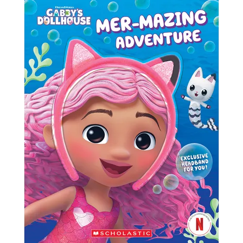 Mer-Mazing Adventure (Gabby's Dollhouse Headband Book #2) - Paperback