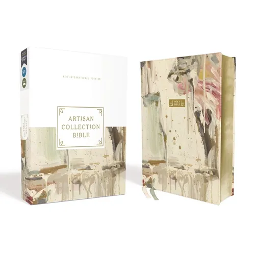 Niv, Artisan Collection Bible, Leathersoft, Multi-Color/Cream, Red Letter, Comfort Print - Imitation Leather