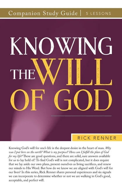 Knowing the Will of God Companion Study Guide - Paperback