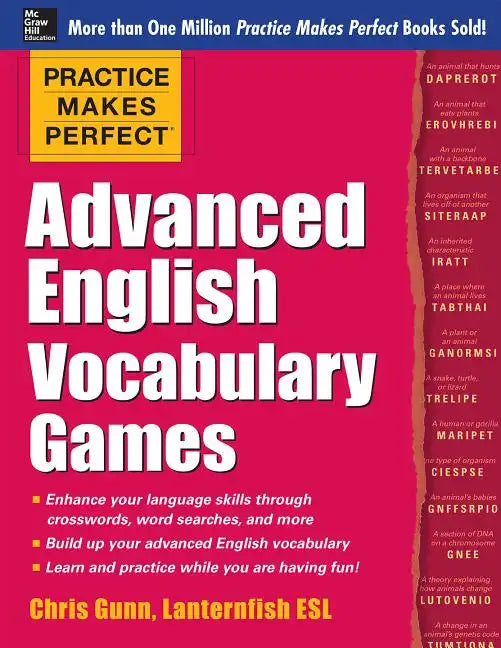 Practice Makes Perfect Advanced English Vocabulary Games - Paperback
