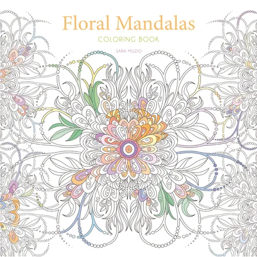 Floral Mandalas Coloring Book - Paperback