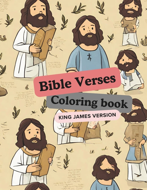 Bible Verse Coloring Book for Kids KJV: 26 Short & Inspirational King James Bible Verses and Christian Images with description for kids to Color - Paperback