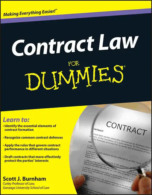 Contract Law for Dummies - Paperback