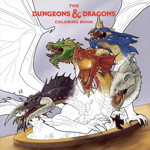 The Dungeons & Dragons Coloring Book: 80 Adventurous Line Drawings - Paperback