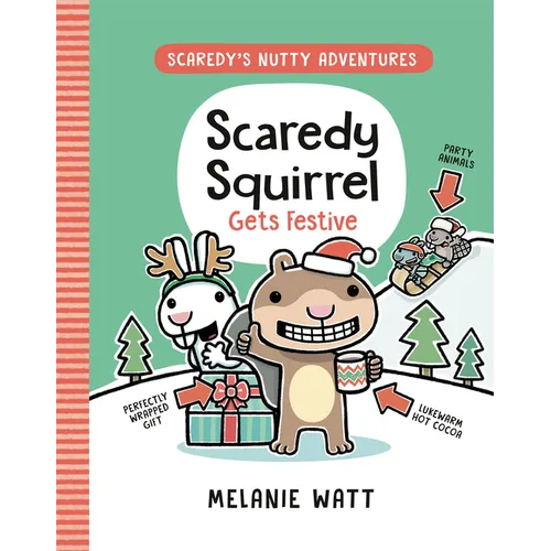 Scaredy Squirrel Gets Festive: (A Graphic Novel) - Paperback