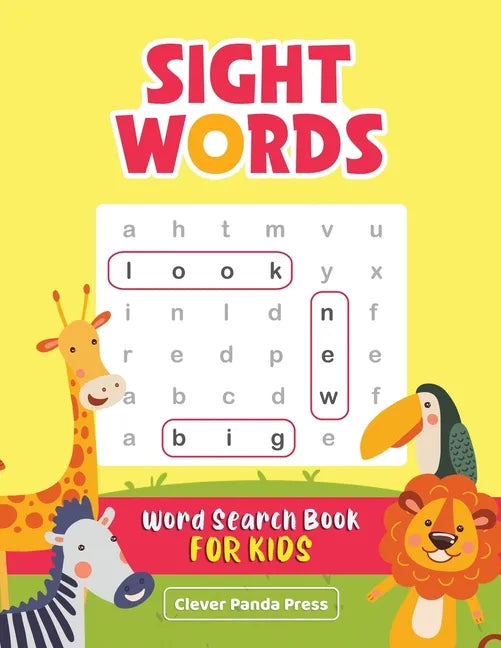 Sight Words Word Search Book for Kids: High-Frequency Words Activity Book - Dolch Sight Words Puzzles for Second and Third Graders - Paperback