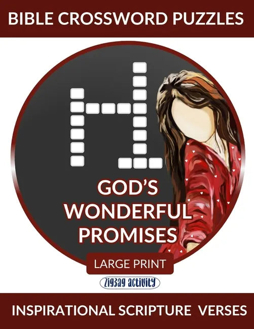 Bible Crossword Puzzles Large Print - God's Wonderful Promises - Inspirational Scripture Verses: Bible Puzzle Books - Paperback